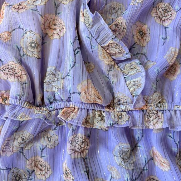 LC LAUREN CONRAD FLORAL MIDI DRESS Size XXL - Picture 4 of 7